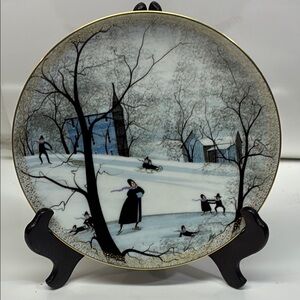 Anna Perenna Frosty Frolic Plate #303